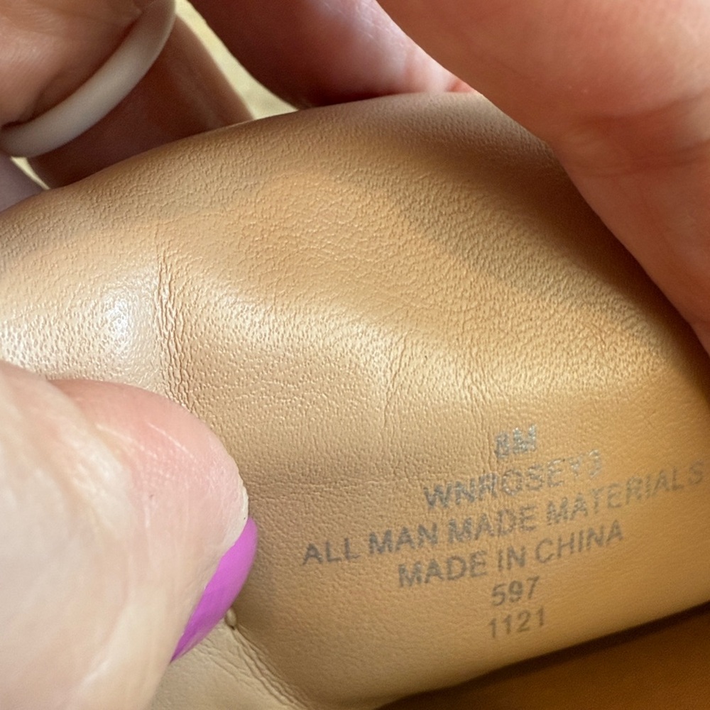 Nine West Taupe Knotted Slide Sandals - Picture 7 of 11